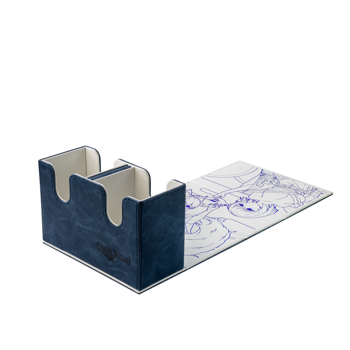 Yōkai Collection: Leather Abyss Blue/Black 200+ Deck Box