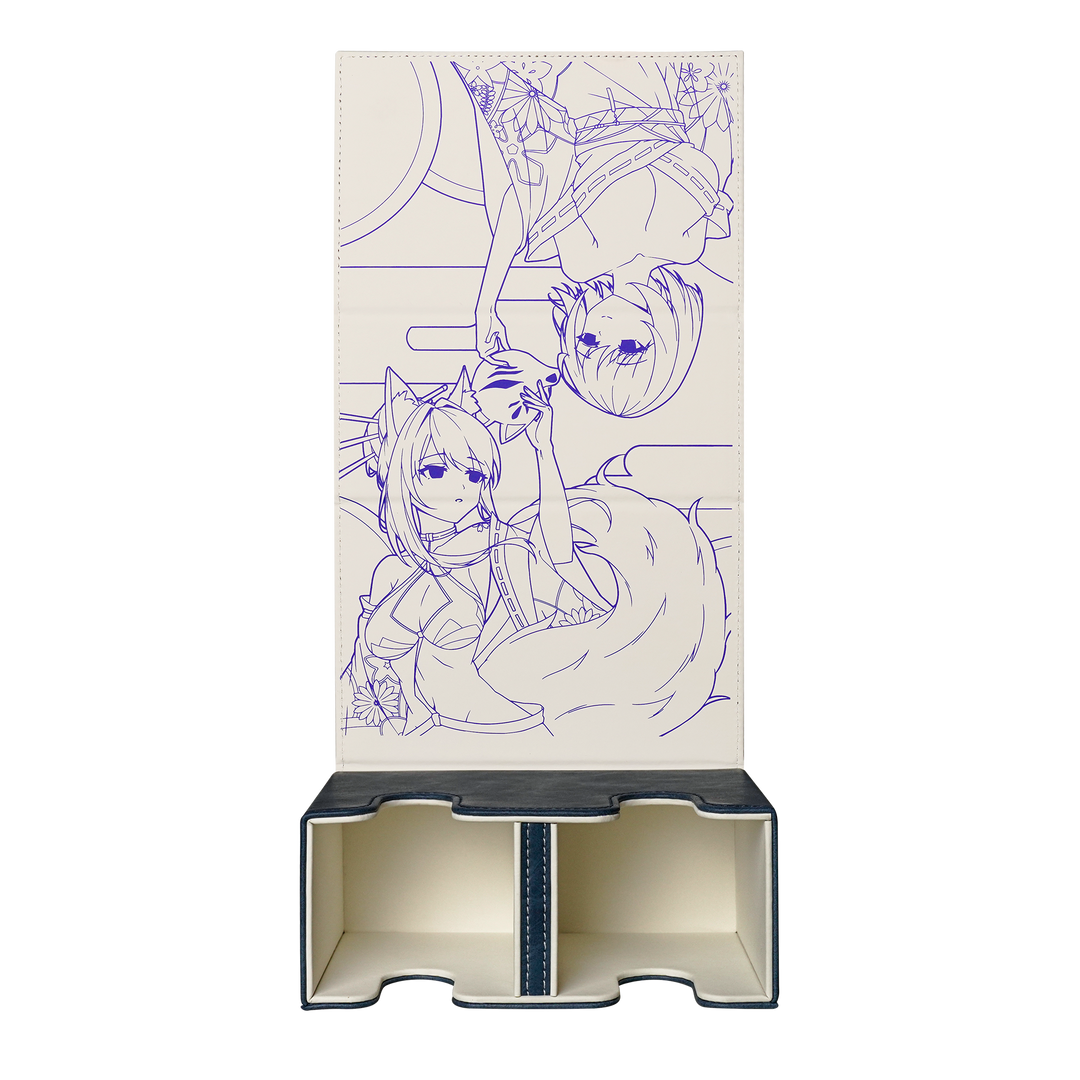 Yōkai Collection: Leather Abyss Blue/Black 200+ Deck Box 2023 – Dank Ritual